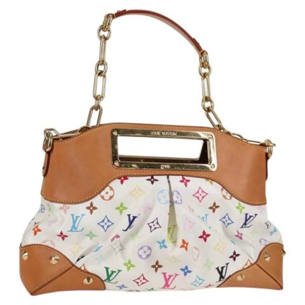 Louis Vuitton Vintage Pre-owned canvas tasker - Vintage - Dame - Hvid - ONE SIZE - Uld