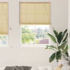 vidaXL Vindues Blinds & Shades Naturfarvet 120 x 220 cm Bambus
