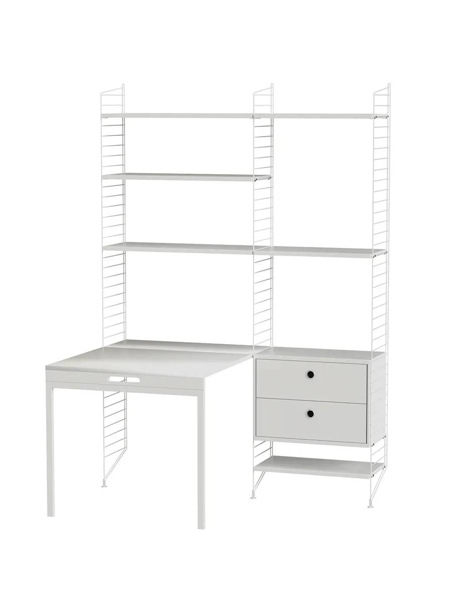 Kontor, bundle E fra String Hvid - hvid - Jacobsen Plus