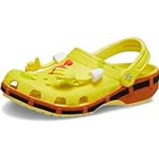 Crocs Unisex Svampbob Patrick Classic Clog sandal, Banan, 8 Women/6 Men