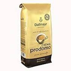 Dallmayr Crema Prodomo, bönkaffe, rostkaffe, helbönor, kaffebönor, 8 x 1 000 g