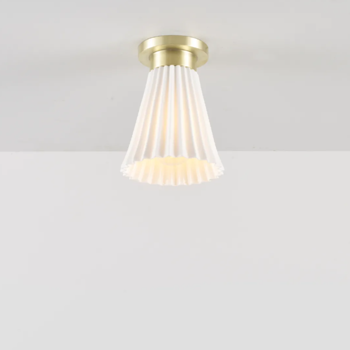 Hector Pleat ceiling Original BTC - Medium / Messing