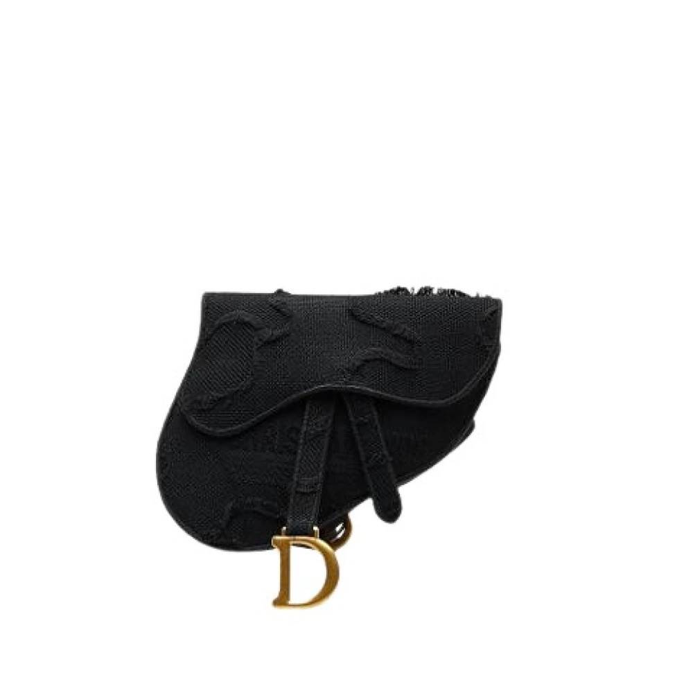 Dior Vintage Pre-owned Saddle Bumbag - Vintage - Dame - Sort - ONE SIZE -