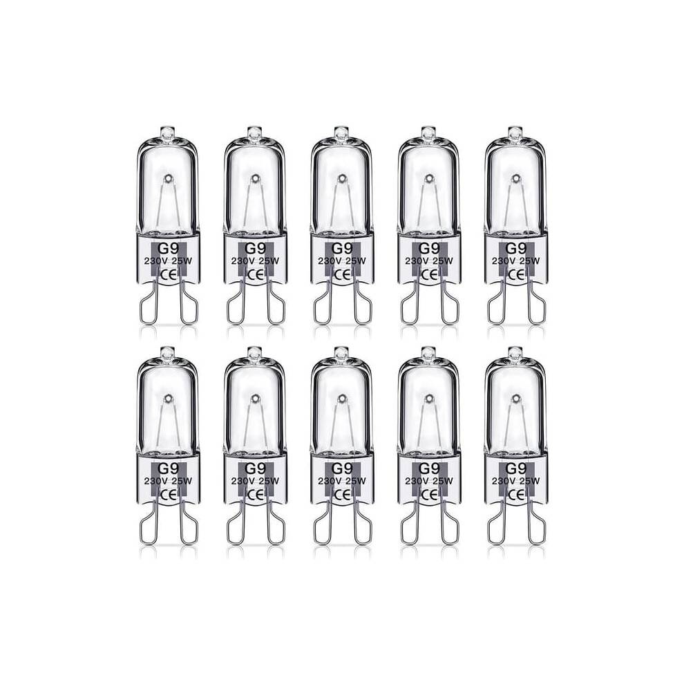 G9 Halogenpærer 25W, 230V, 10-pak 25W
