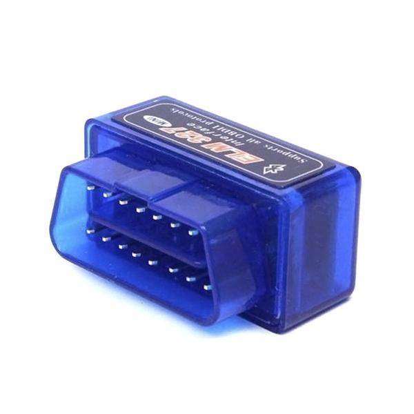 Mini Elm327 Bluetooth V2.1 Obdii Bildiagnostikverktyg Skanner För Bil För Android blå