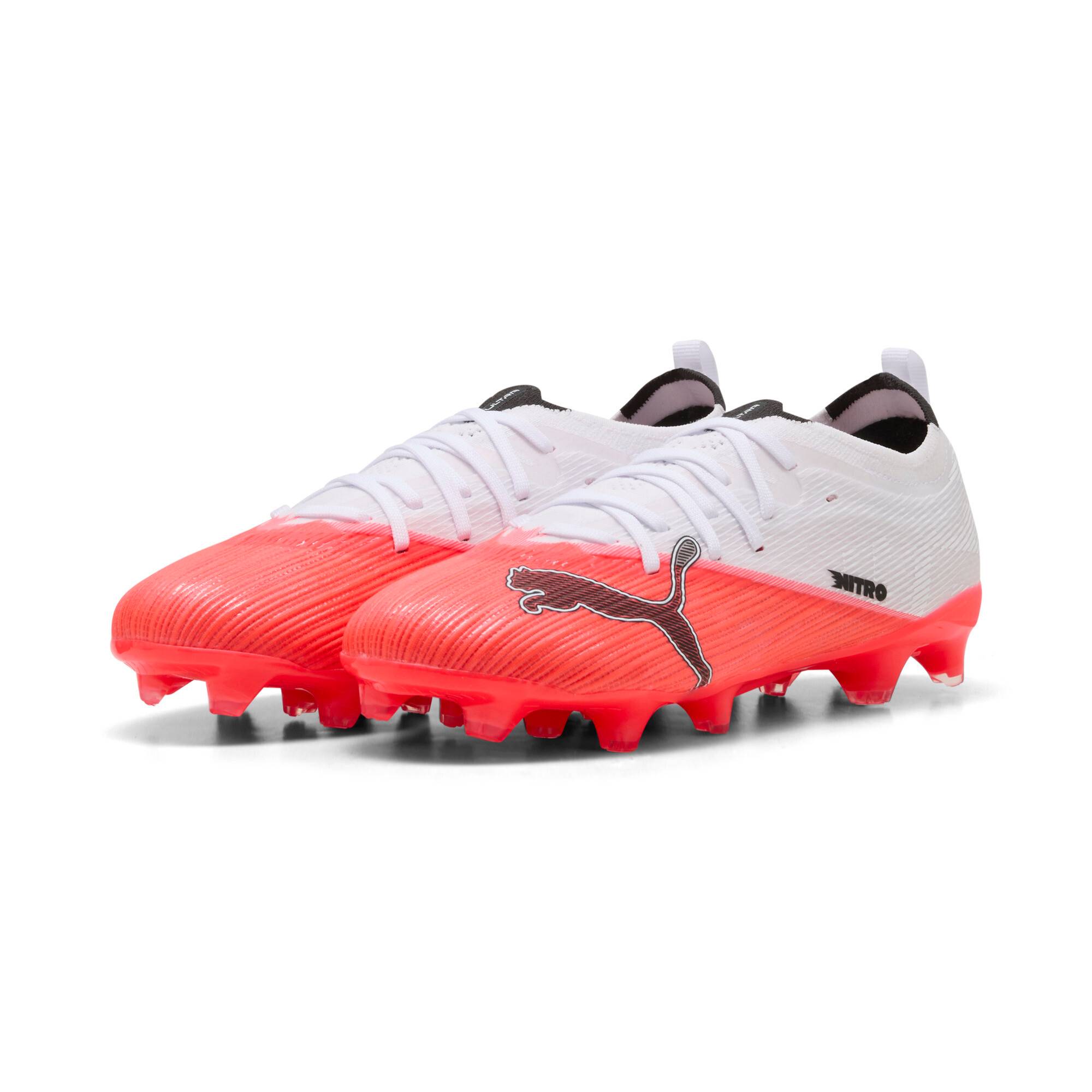 PUMA ULTRA NITRO™ 7 ULTIMATE FG/AG Football Boots Youth, Kids, Ultra Red/Black/White, 34.5
