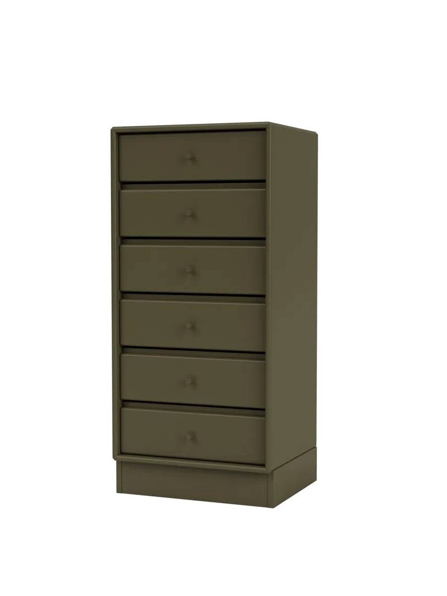 1362 Skuffemodul inkl. sokkel fra Montana Oregano / Sokkel 7 cm - Jacobsen Plus