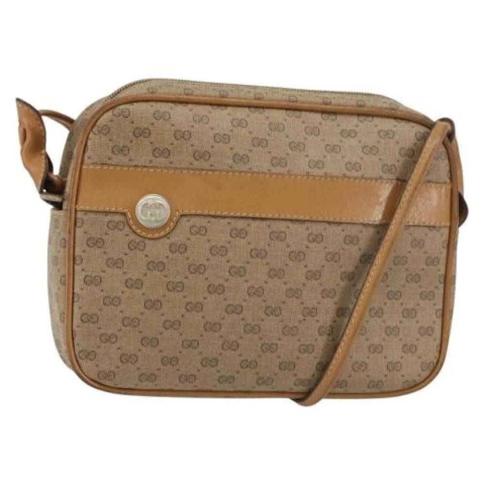 Gucci Vintage Pre-owned Plastic Cross Body Taske - Vintage - Dame - Beige - ONE SIZE -