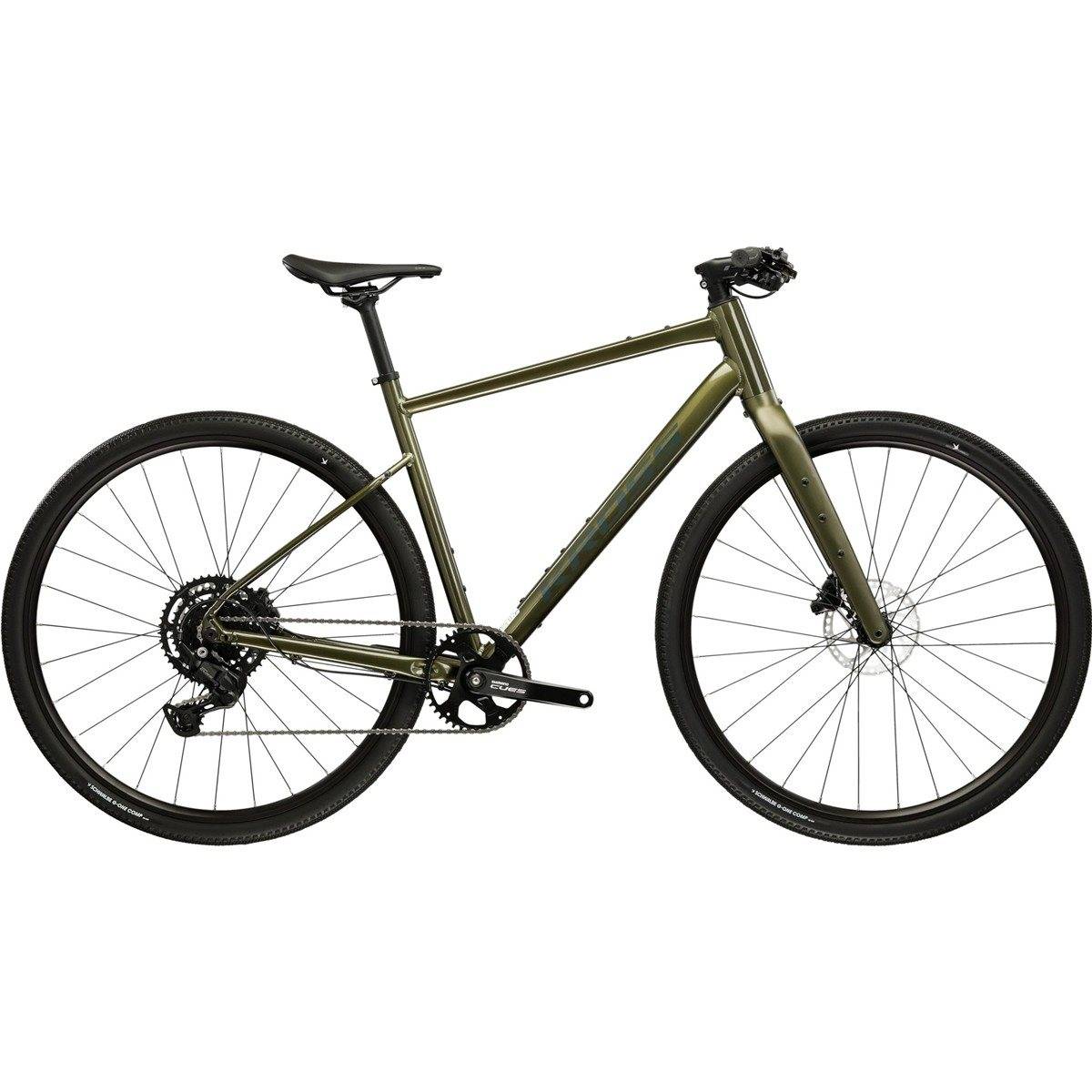 Gravel bike Kross Esker 1.0 FL Green/Graphite (S)