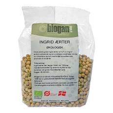 Danske Ingrid ærter Økologisk - 500 gram - Biogan