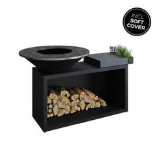 OFYR Grill Island Black 100 Ceramic Dark Grey