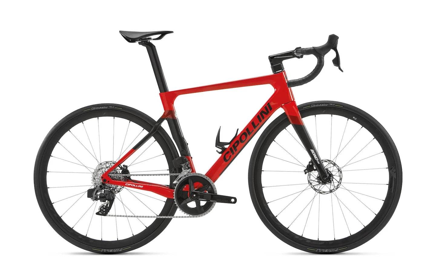 Cipollini Bond Evo Ultegra DI2 2025 - Shimano Ultegra Di2 2x12sp - Fulcrum AIRBEAT 400 DB - 064 / XXL / Red Carbon/Red Metal Shiny (XXL)