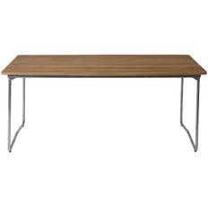 Grythyttan Stålmöbler B31 Bord 92x170 Cm Ubehandlet Eg / Varmgalvaniseret Stål - Haveborde Teak - 10136