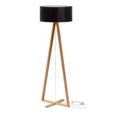 Gulvlampe i asketræ 48x30x130 cm Flere varianter - Hvid