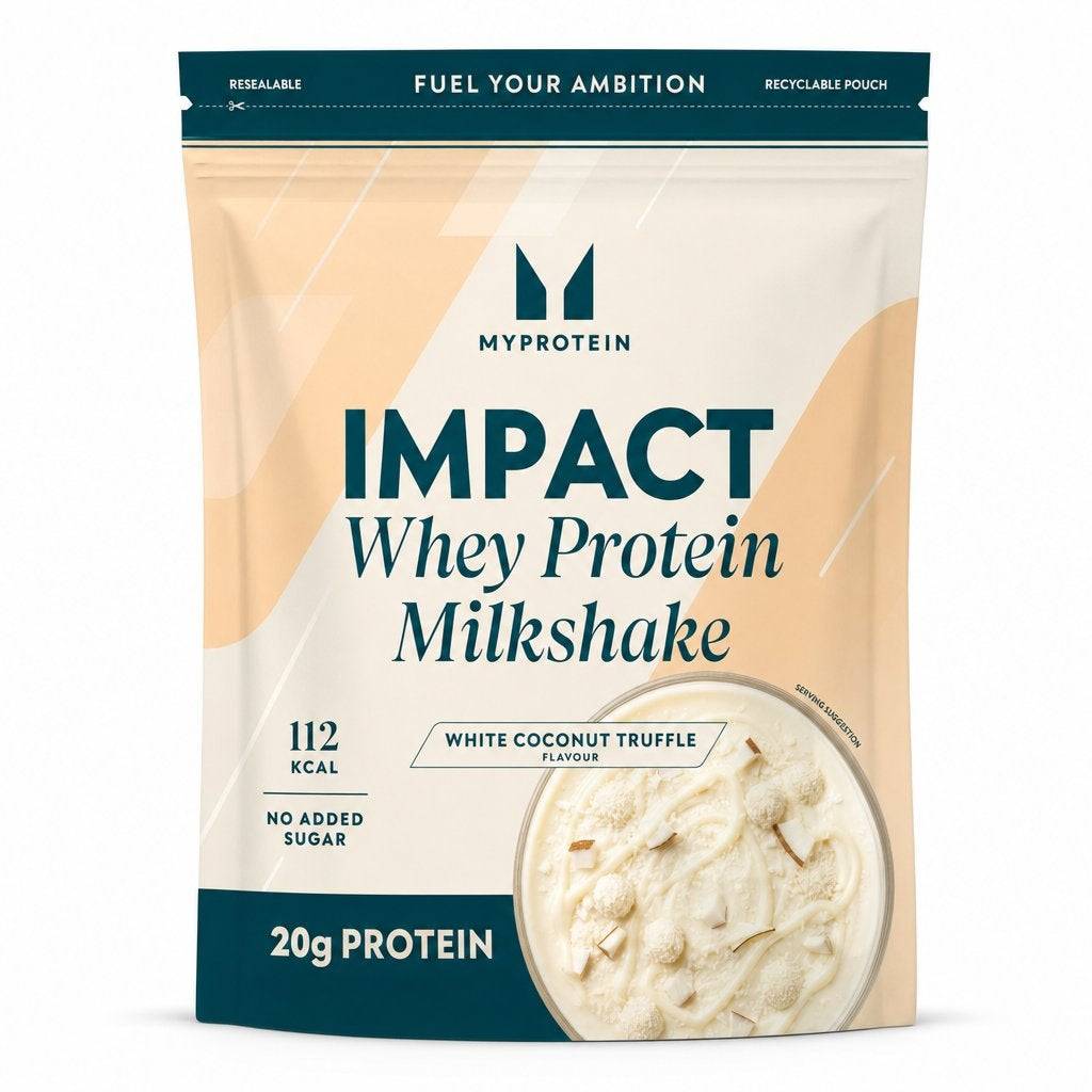Impact Whey Protein Milkshake - 900G - 30servings - Hvid chokolade & kokos