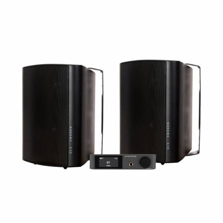 Dynavoice CA802BT & DLS MB5i utomhushögtalare, svart
