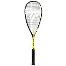 Tecnifibre Carboflex 125 Heritage 2 (2021) Squashklubba svart/gul för vuxna, bestrat med racketfodral