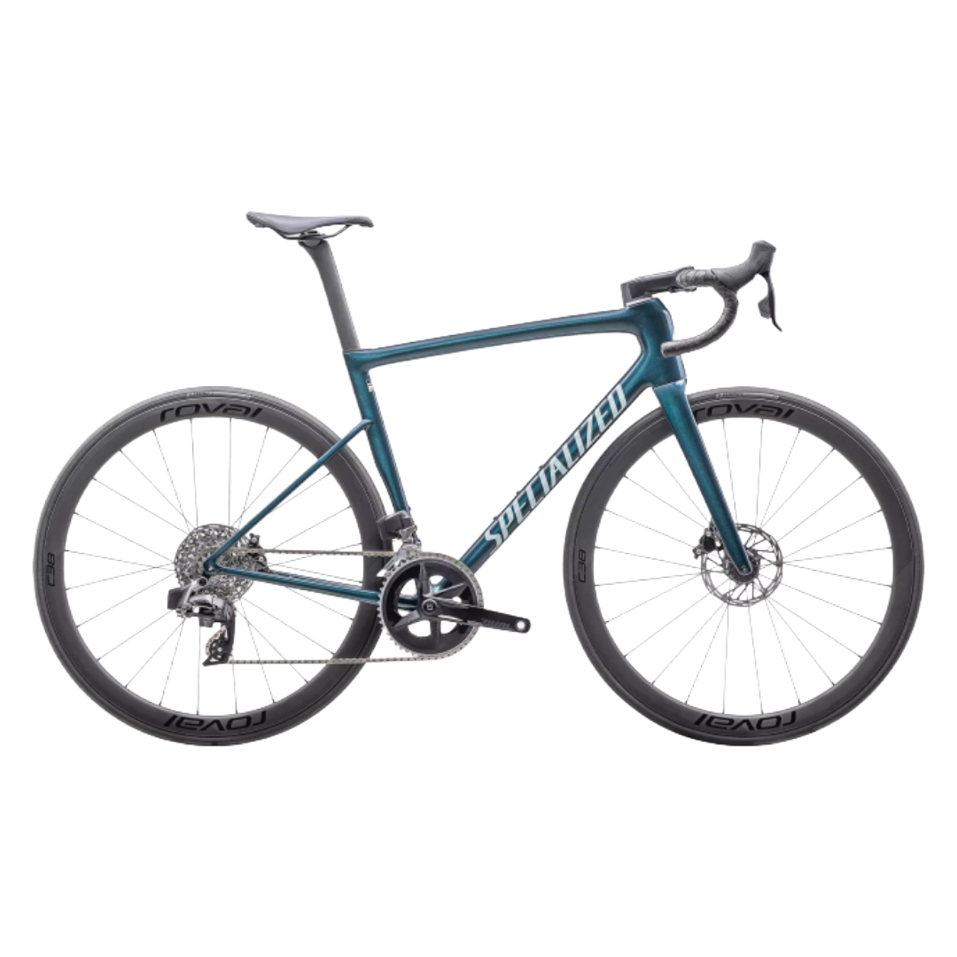 Specialized Tarmac SL8 Expert 2025 - Sram Rival eTap AXS 12sp - Roval C38 - 161 / 58 / Satin Champagne / Black Pearl (58)