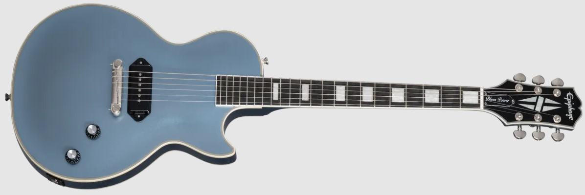 Epiphone Jared James Nichols "Blues Power" Les Paul Custom Aged Pelham Blue