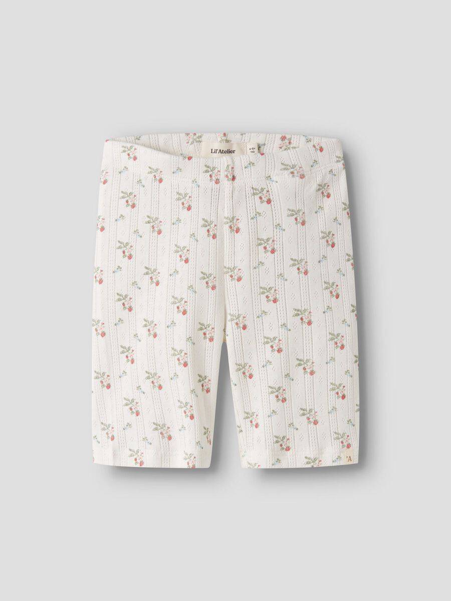 Slim Fit Cykelshorts - Vit - 116