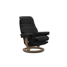 Stressless® Sunrise Power lænestol sort batick læder