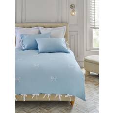 Next Blue/White Bow Embroidered Duvet Cover and Pillowcase Set