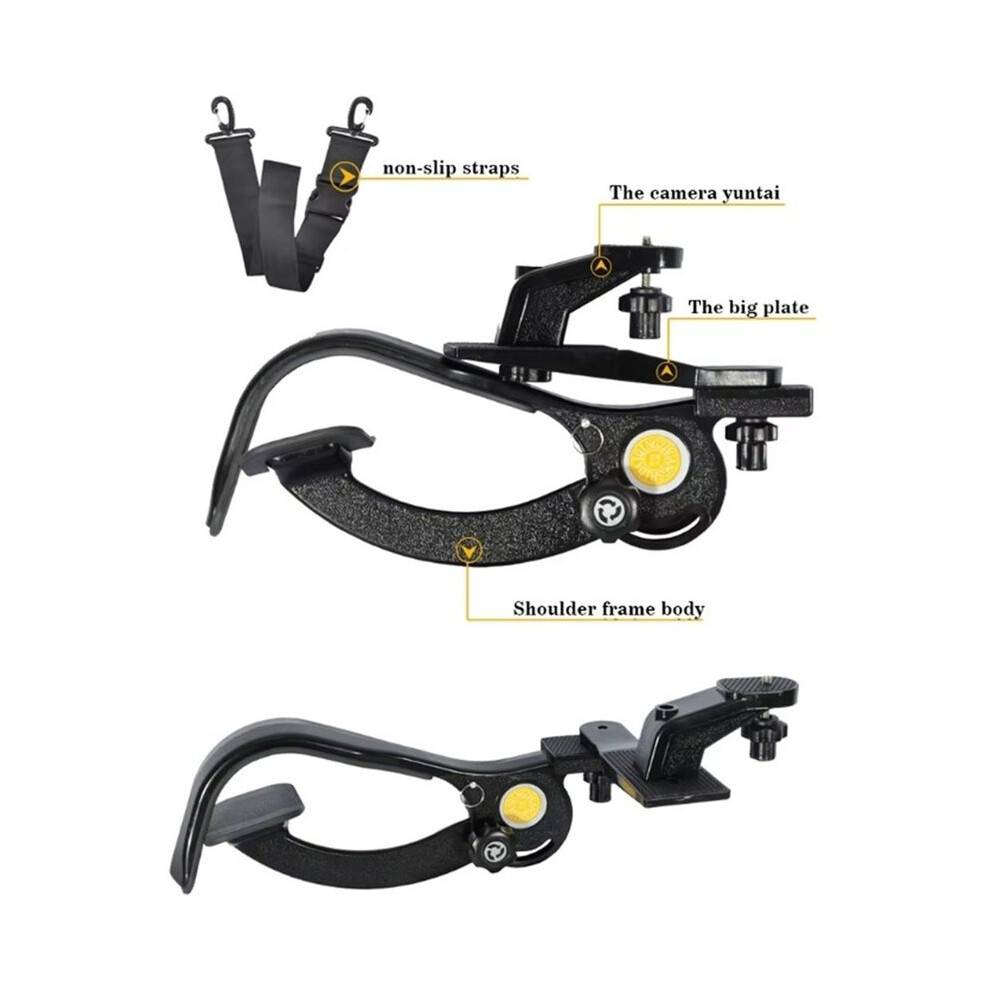 Universal Hands Free Shoulder Support Pad Stabilizer Camera Stabilizer Gimbal for Video Camcorder Camera DV/ DLSR