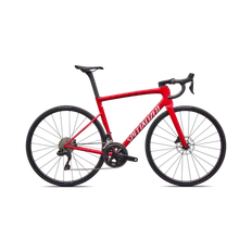 Specialized Tarmac SL8 Comp - 2026 - Gloss Red Tint Over Silver Dust / Silver Dust - 61