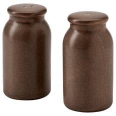 BRUGDHAJ salt-/pepparströare set om 2, brun, 9 cm