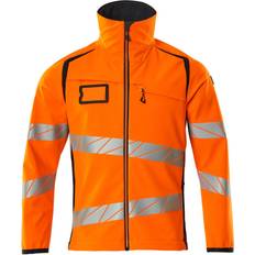 MASCOT® Softshell jakke Hi-Vis Orange/Mørk Marine 19002-143-14010 5XL