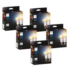 Philips Hue E27 LED-pære, White ambiance, 800lm, Zigbee + Bluetooth - 10 pak