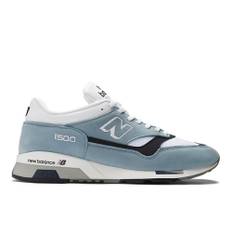 New Balance Unisex Made in UK 1500 i Grey Suede/Mesh, Størrelse 43