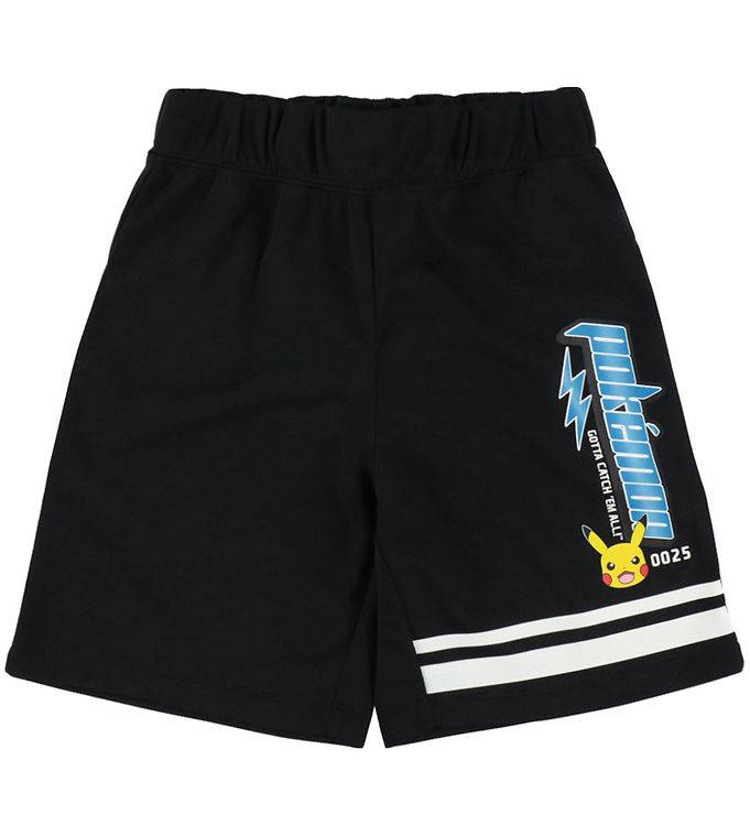 Name It Shorts - NkmMile - Pokemon - Long - Black - Name It - 10 år (140) - Shorts