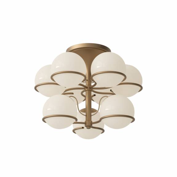 Model 2042/9 Taklampa Opal Glass/Champagne