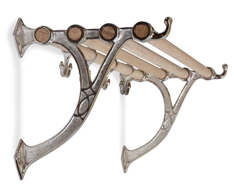 Hatthylla - Sekelskifte nickel & ek, 115 cm