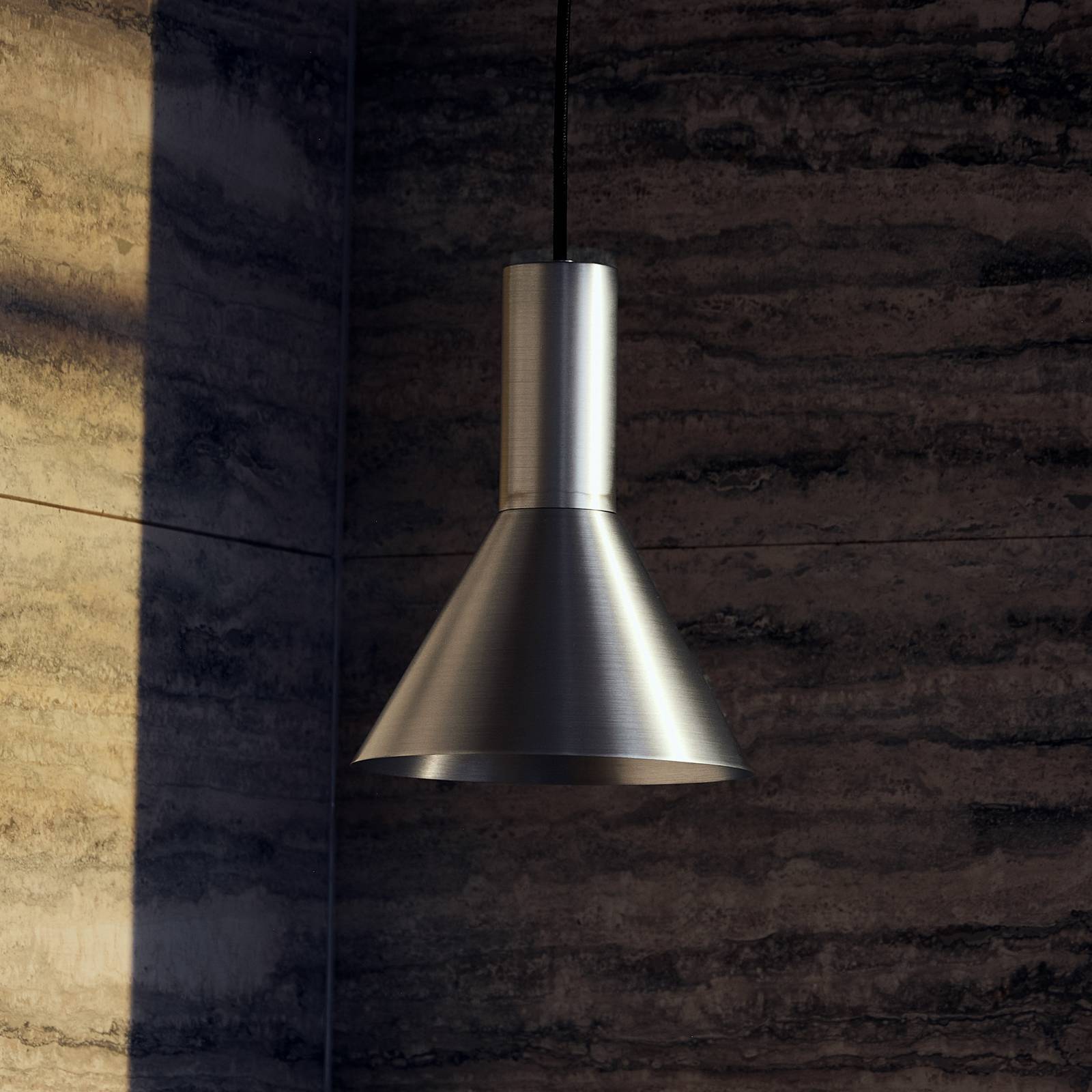 FRANDSEN Hänglampa Lyss, dimbar, Aluminium / grå / zink, Vardagsrum / matsal, Aluminium / grå / zink, Design, Pendellampa