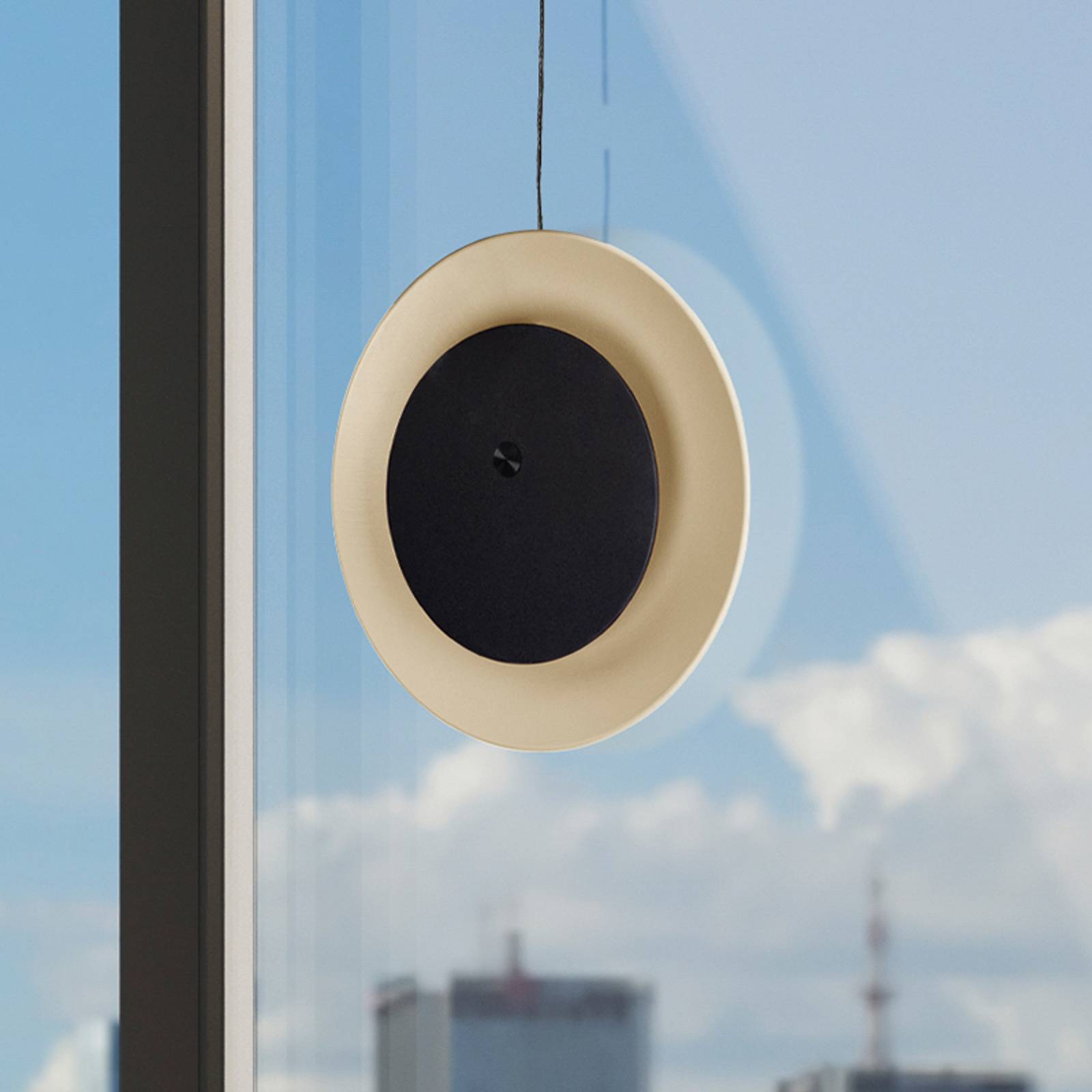 Näve LED bordslampa Solan, dimbar, Svart, Vardagsrum / matsal, Metall, Modern, LED-bordslampa