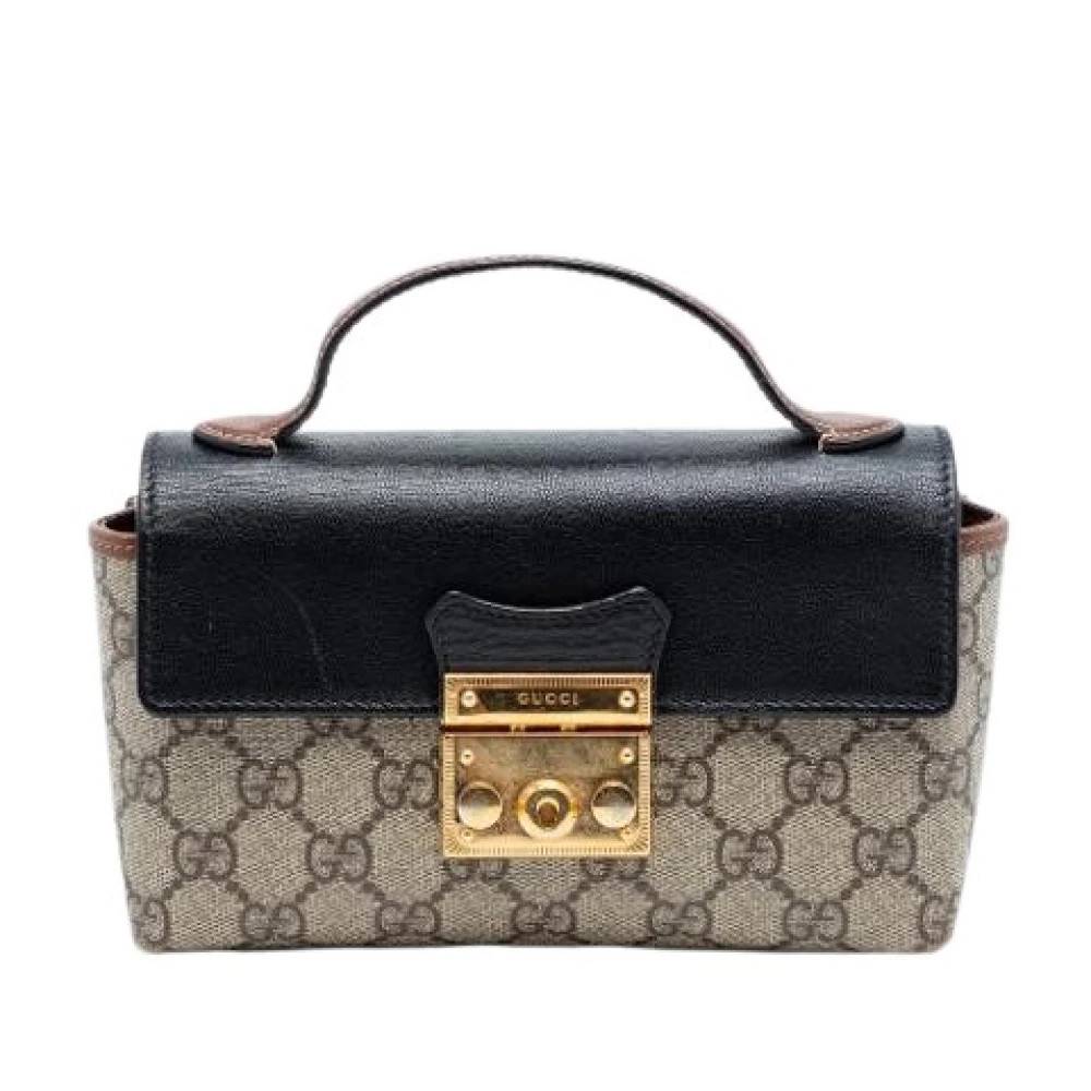 Gucci Vintage - Pre-owned Padlock Satchel Vintage - Dam - ONE Size - Läder
