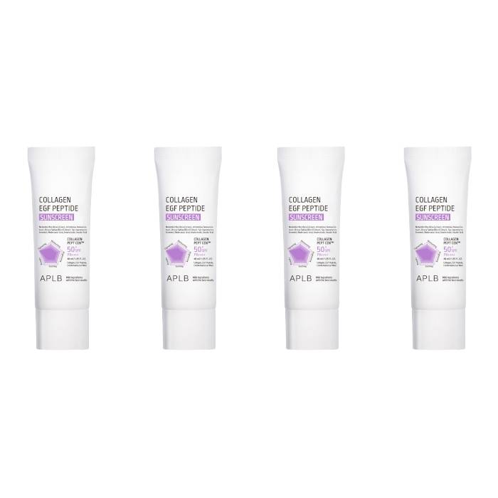 APLB - Collagen EGF Peptide Sunscreen SPF50+ PA++++ - 40ml (4ea) Set - black