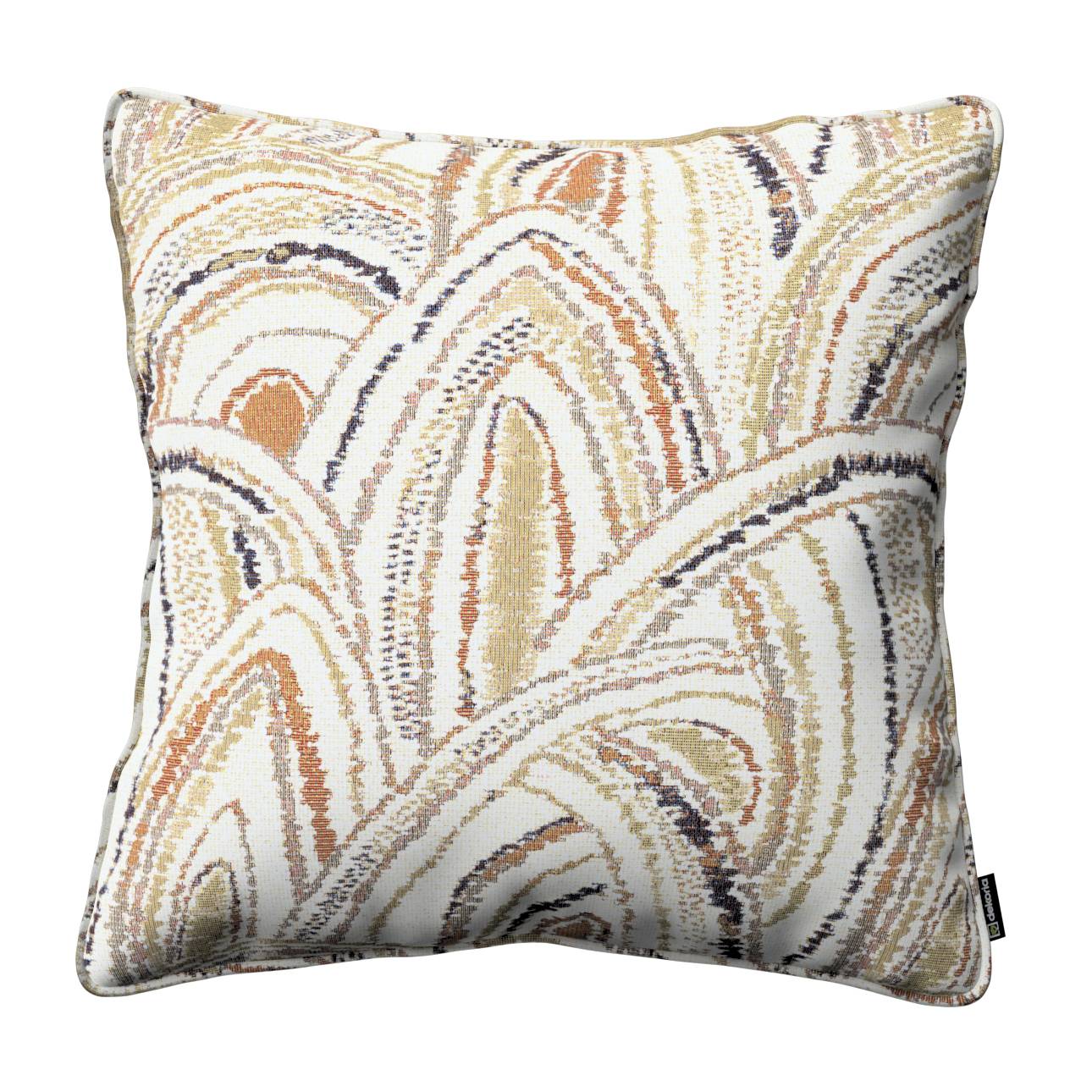 Pudebetræk<br/>Gabi med kant, Couclé creme mv., 60 x 60 cm, Cosy Home