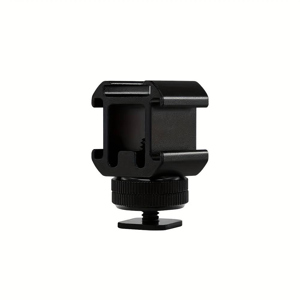 TEMU Aluminum Slr Shoe Extension Mount | Compatible With , , Dslr Cameras, For Microphone, Led Fill Light, Monitor, Camera Cage, Vlog Video, Photography Studio Accessory