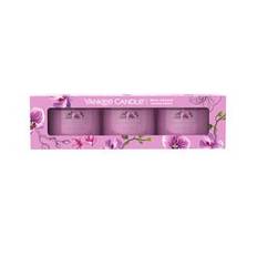 Confezione 3 Candele Votive in Vetro Wild Orchid Set 3X37gr