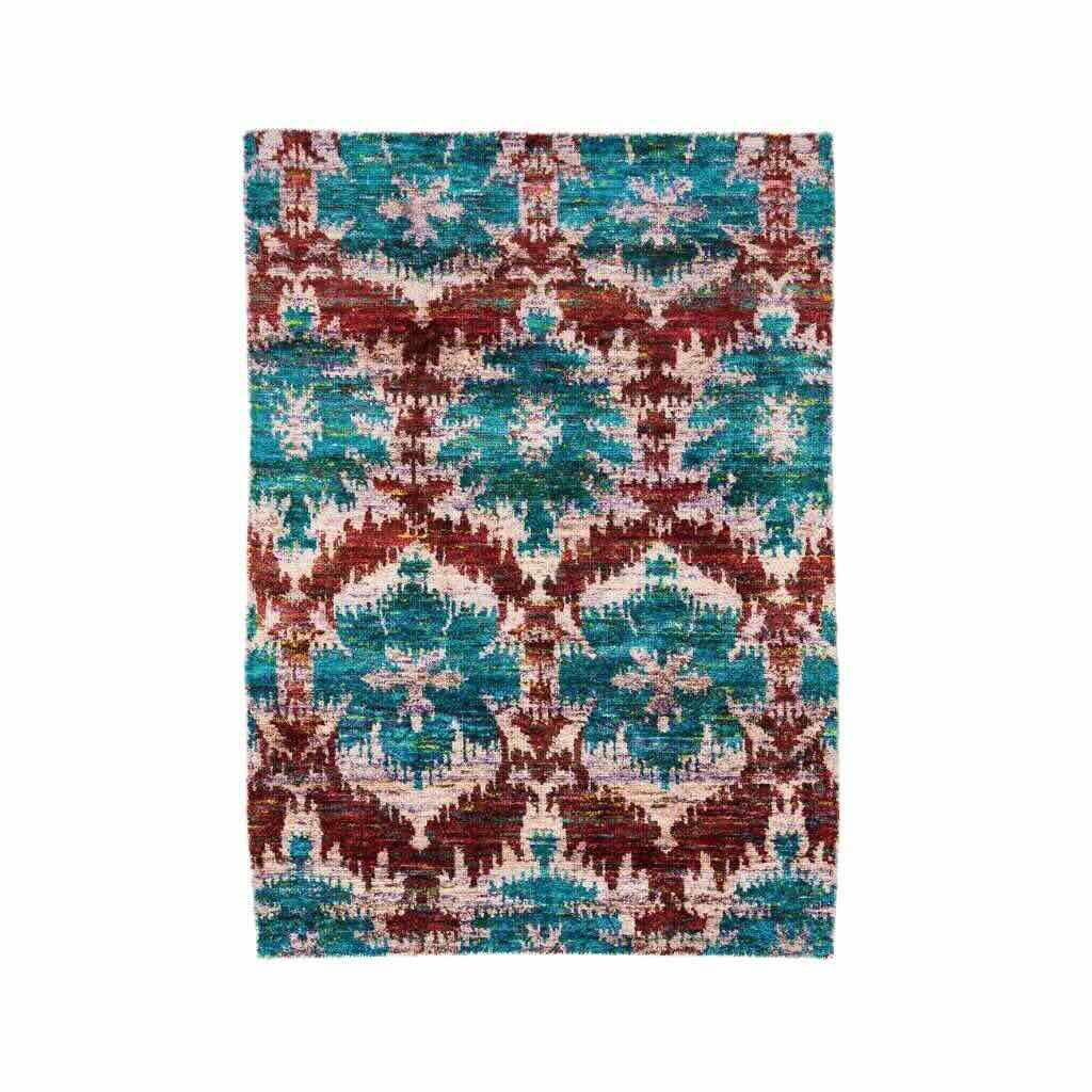 Rezas Sari Silk Gulvtæppe 200 x 300, Multicolour 210031.