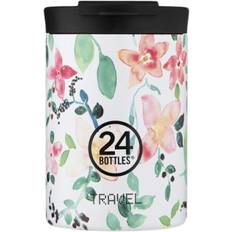 24Bottles Travel Tumbler 350 ml Little Buds Multi - To-go-kopper Stål hos Magasin