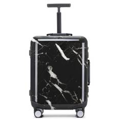Stora Resväskor Lösenordsvagnsväskor Boarding Resväskor Caster Resväskor(Black,24in)
