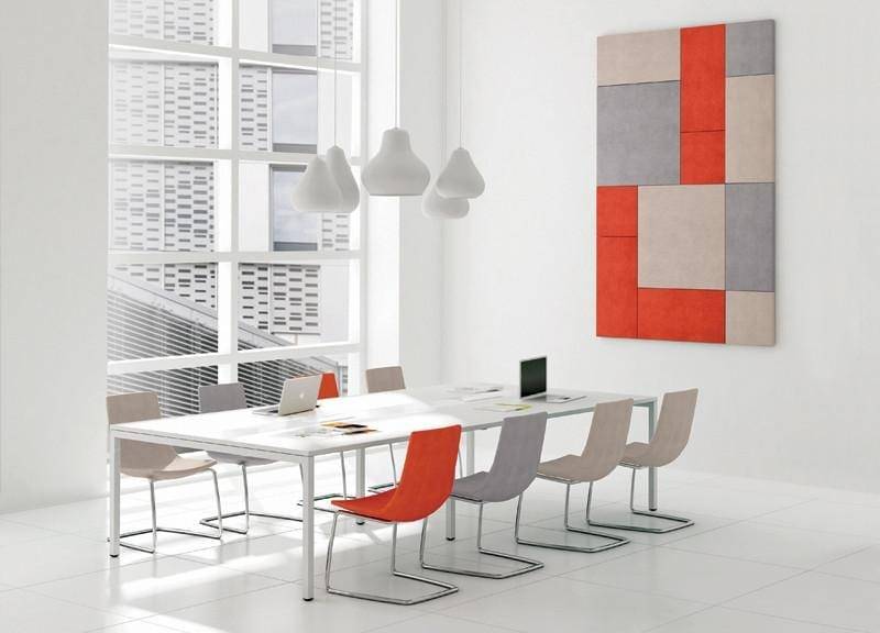 Nova Konferencebord, hvid laminat - 280 x 164 H 74 cm.