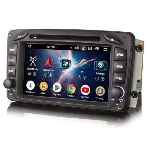 GONFEN Åtta kärnor 7 tums Android 13.0 DAB+ bilradio för Mercedes A/C/CLK/G klass W203 W209 Viano Vito med GPS navigering Trådlös CarPlay Android Auto 4 GB 64 GB DSP WiFi OBD2 Bluetooth 5.0 SWC DVD