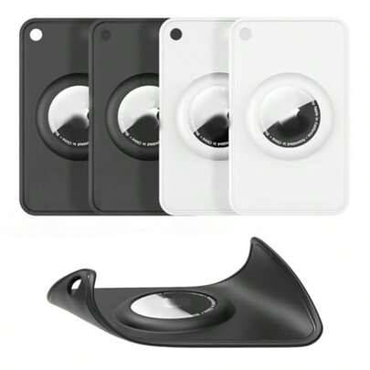 2-pack Airtag plånbokshållare - Silikon Smal Airtag-korthållare kompatibel med Apple Airtag - Ultratunn Air Tag-korthållare För plånböcker, handväsko - Multifärgad (Multi-size)