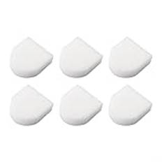 6-pack ersättningsfilt, skumfilter för Shark WD100 WD101, WD101C WD200, WD200C WD201 WD201C, för HydroVac Pro XL 3-i-1 dammsugartillbehör, svamp HEPA-filter ersättningsdel