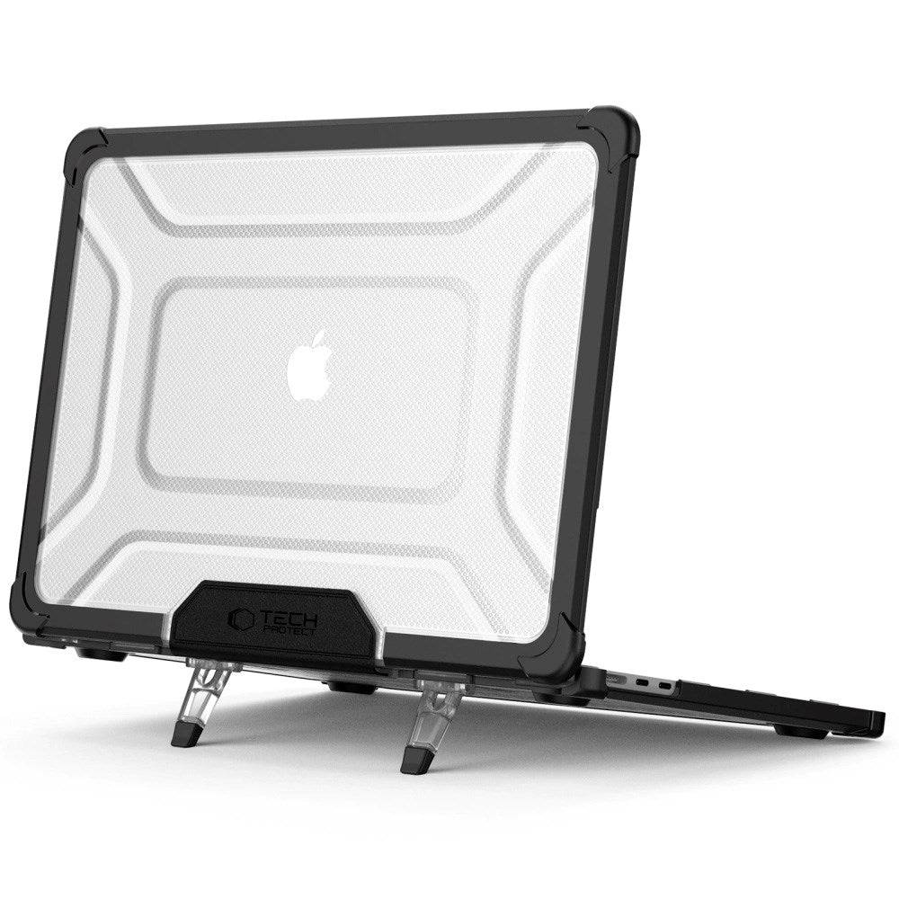 MacBook Air 15" M5/M4/M3/M2 (2026-2023) Tech-Protect SmartShell Pro Cover - Sort / Gennemsigtig